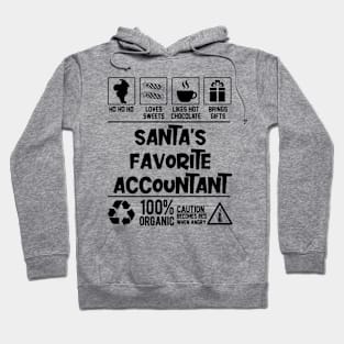 Santa's Favorite Accountant Christmas Hoodie